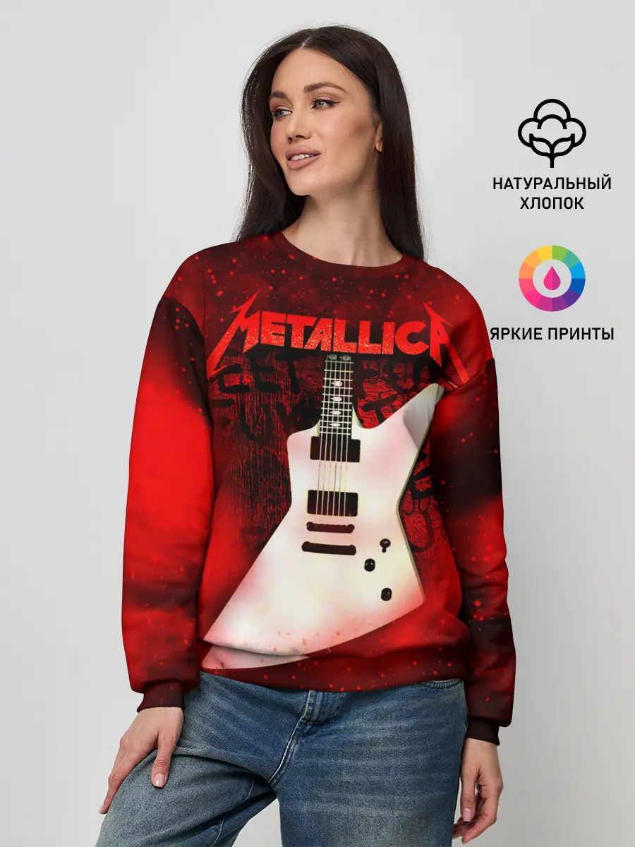 Женский свитшот / Metallica