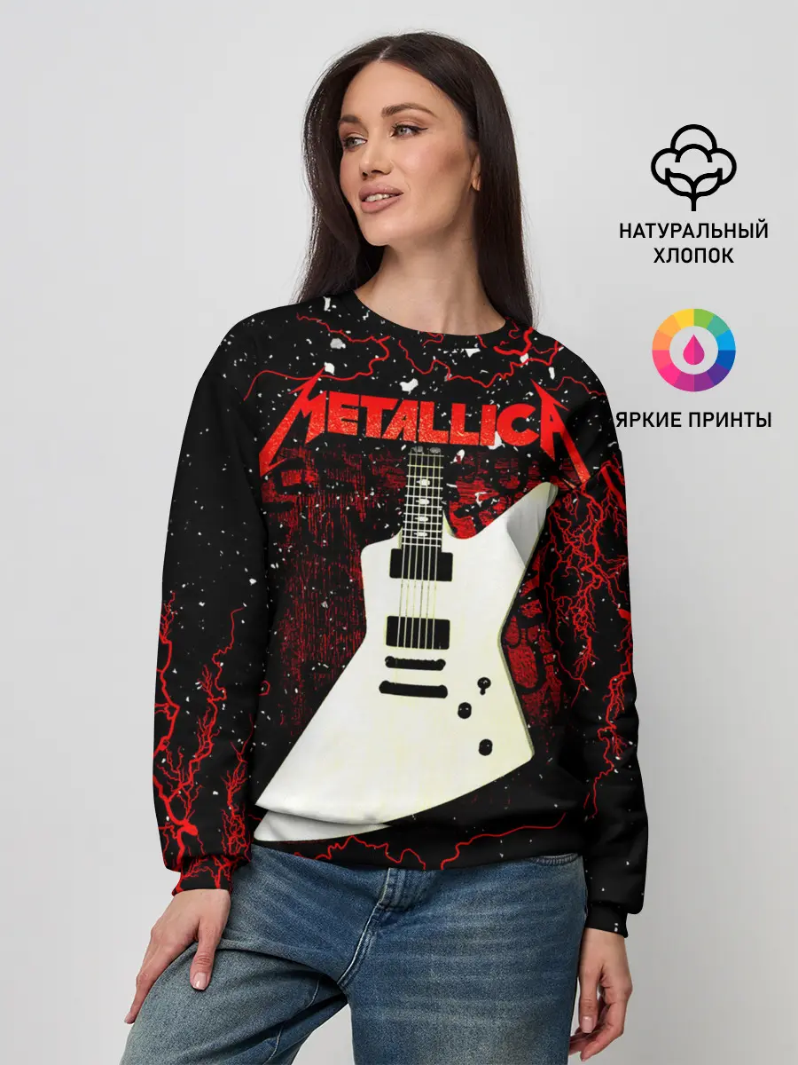 Женский свитшот / Metallica