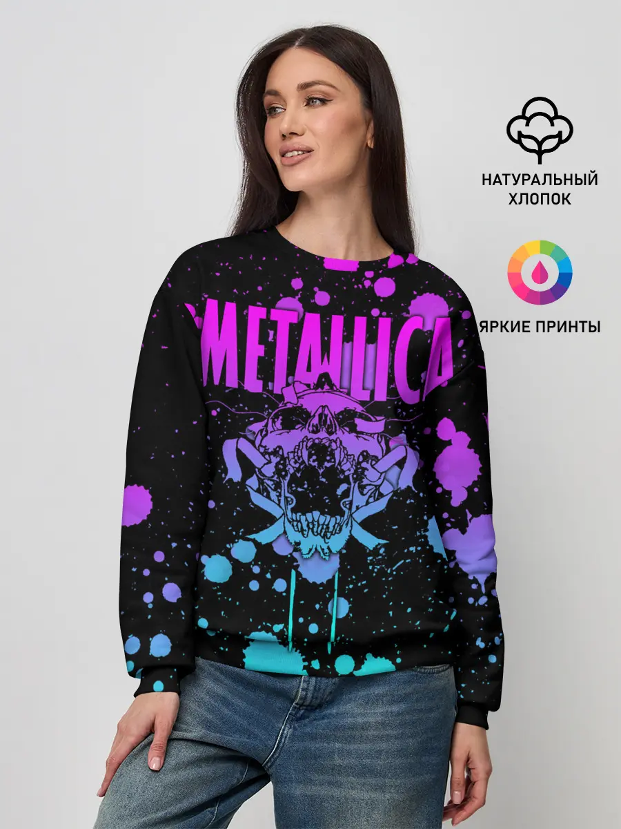 Женский свитшот / Metallica
