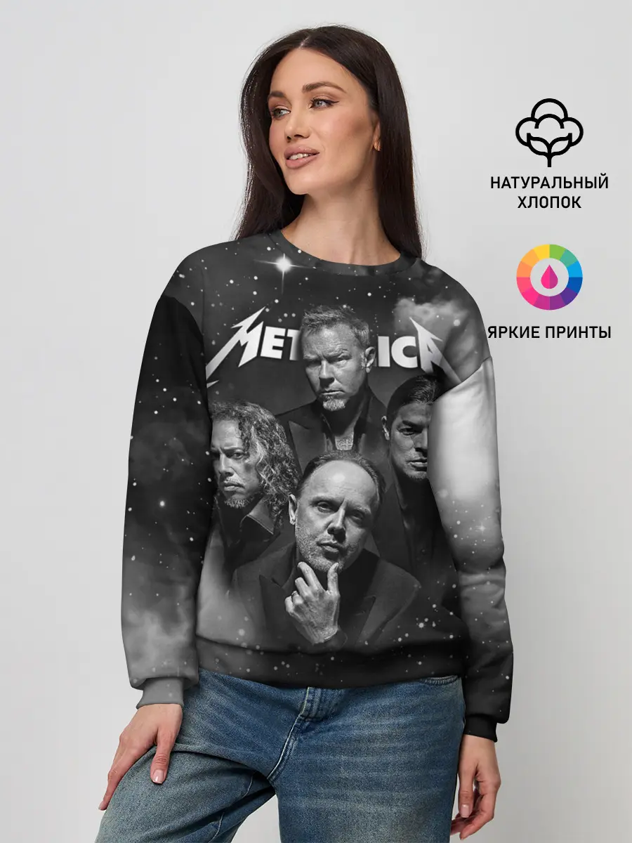 Женский свитшот / Metallica