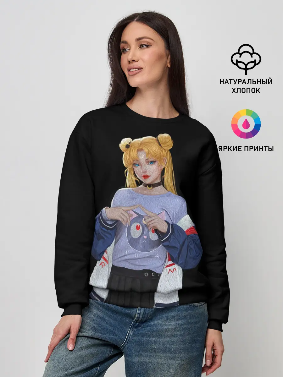 Женский свитшот / СЕЙЛОР МУН