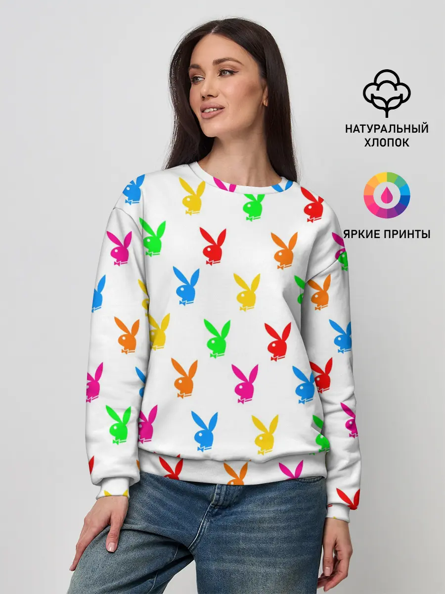 Женский свитшот / PLAYBOY | ПЛЕЙБОЙ