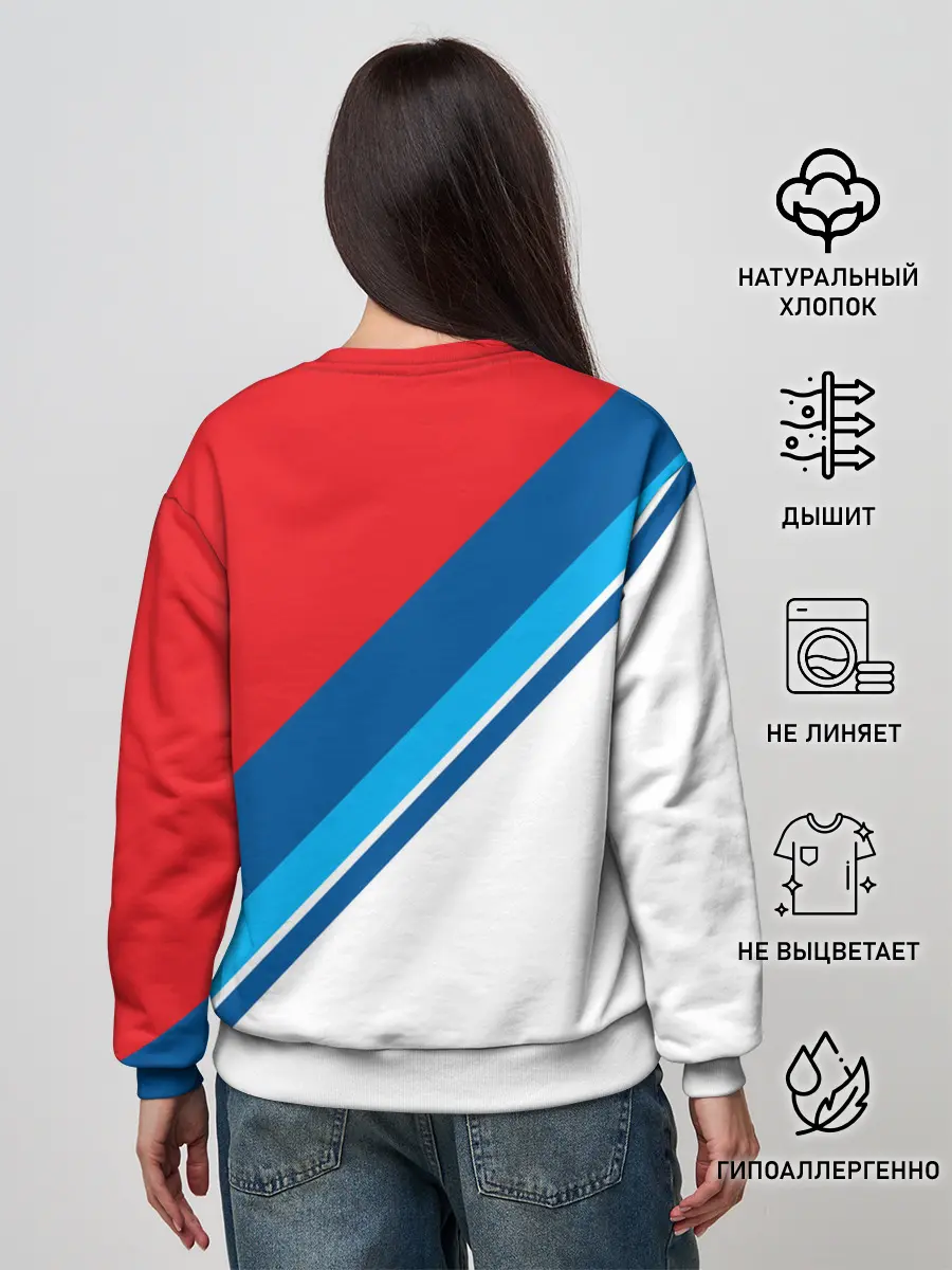 Женский свитшот / SUZUKI MOTO SPORT | СУЗУКИ МОТО СПОРТ