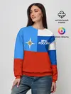 Женский свитшот / Флаг МЧС России