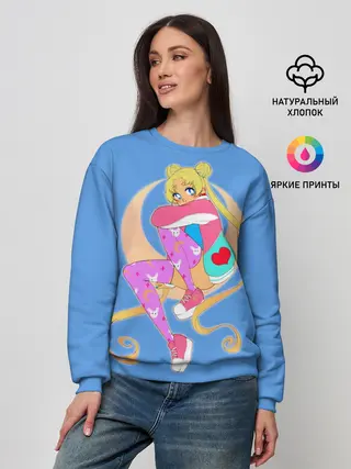 Женский свитшот / Луна