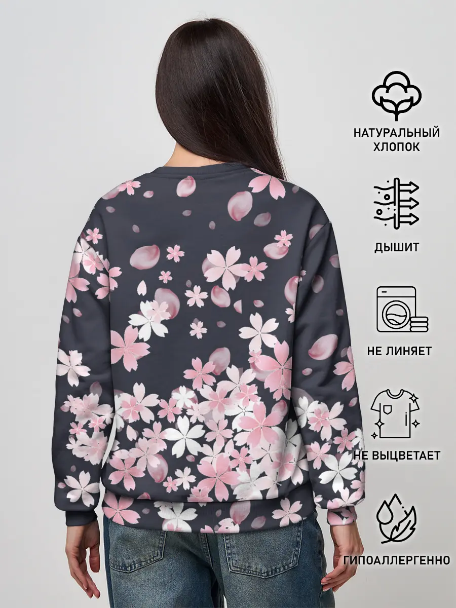 Женский свитшот / Сакура