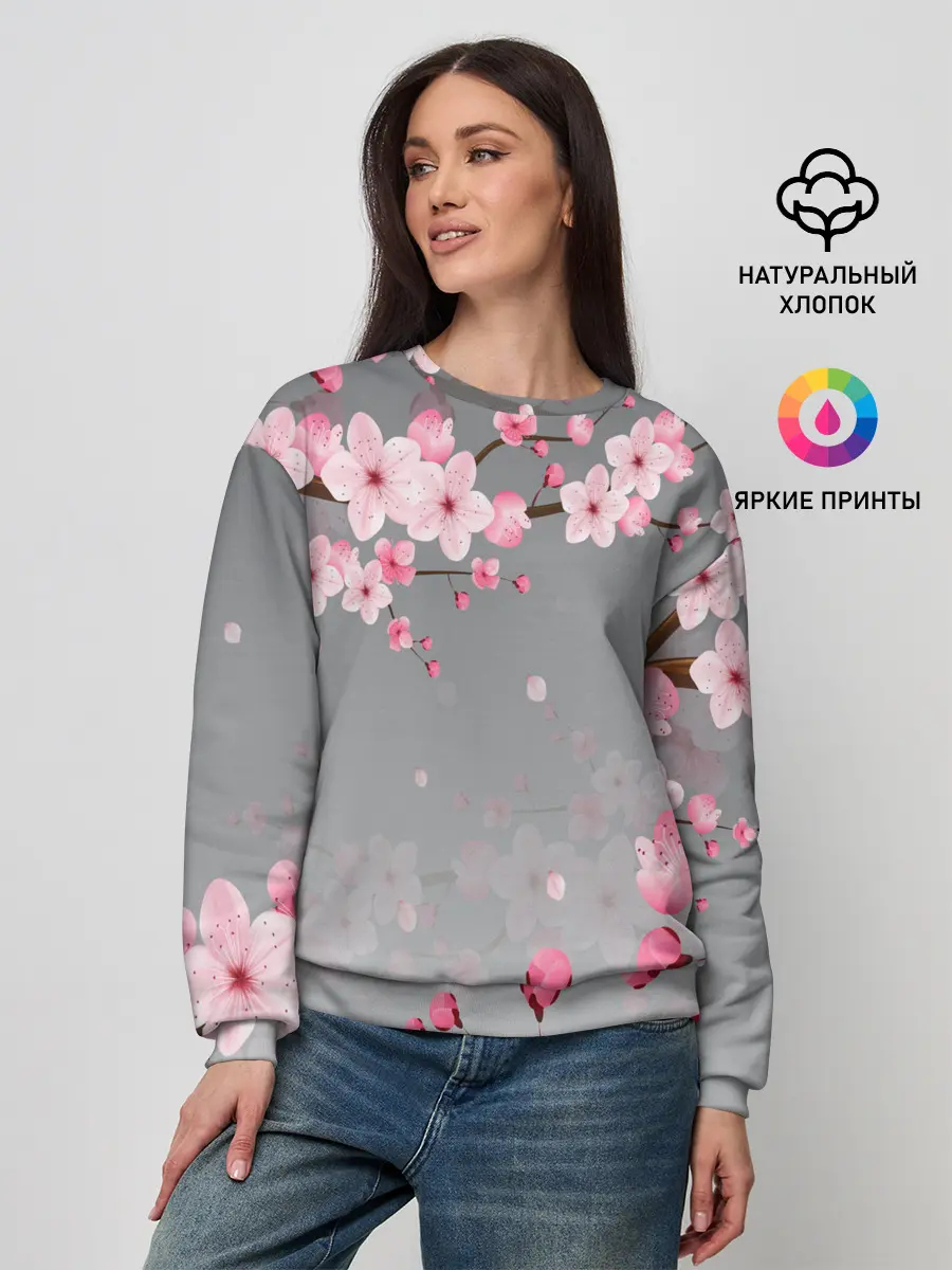 Женский свитшот / САКУРА | SAKURA