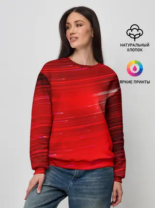 Женский свитшот / Красный свет
