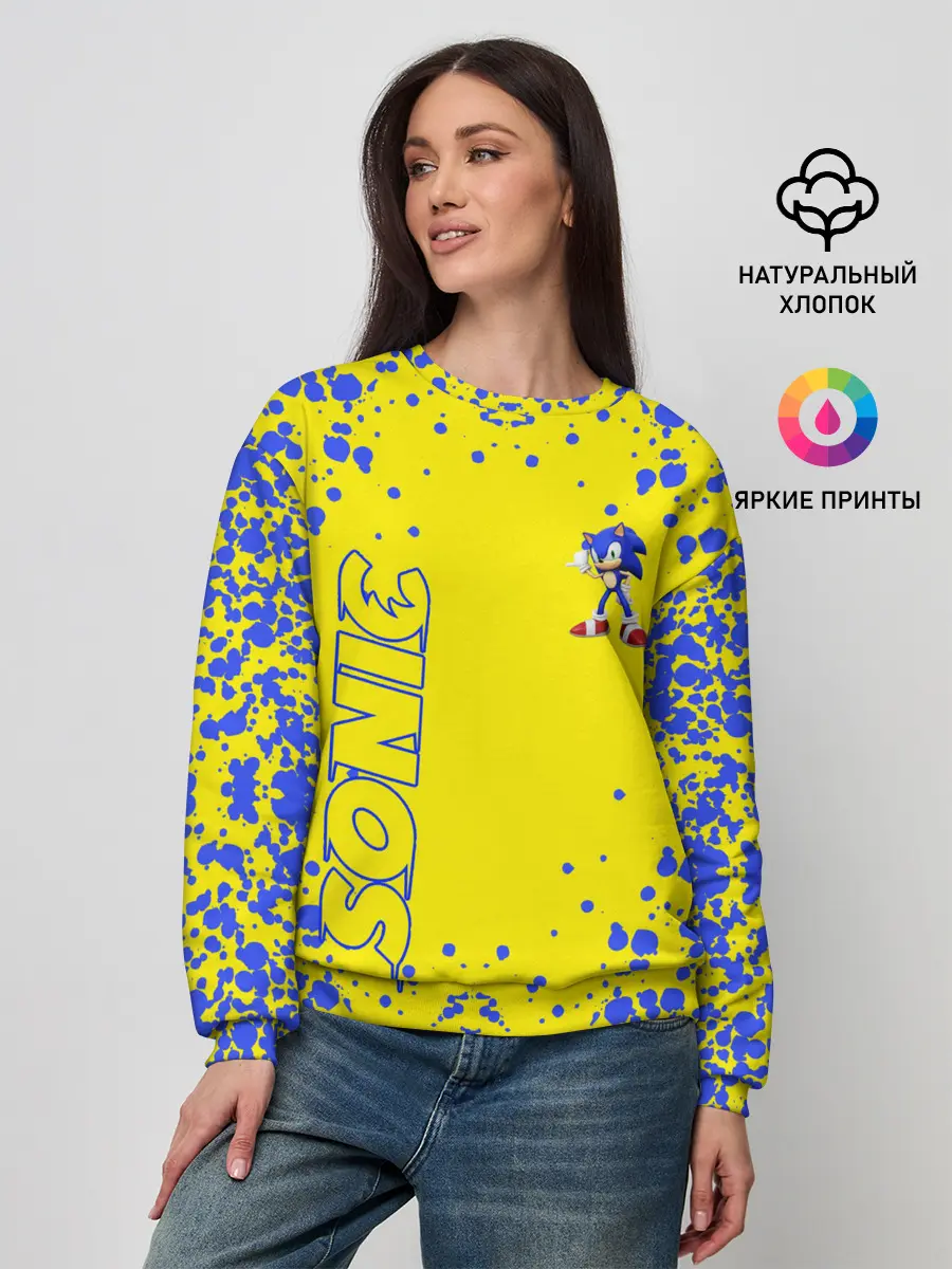 Женский свитшот / Sonic.