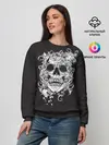 Женский свитшот / Skull 1