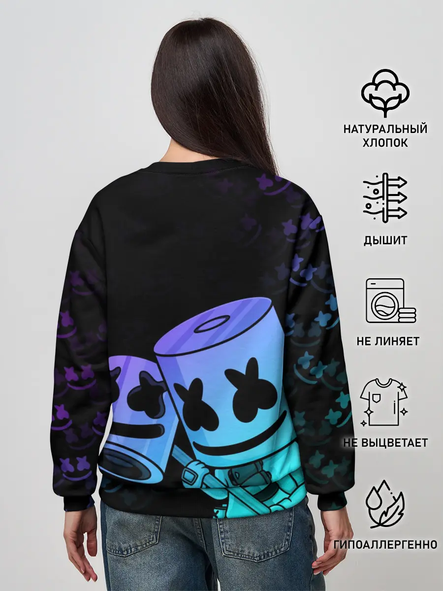 Женский свитшот / FORTNITE MARSHMELLO