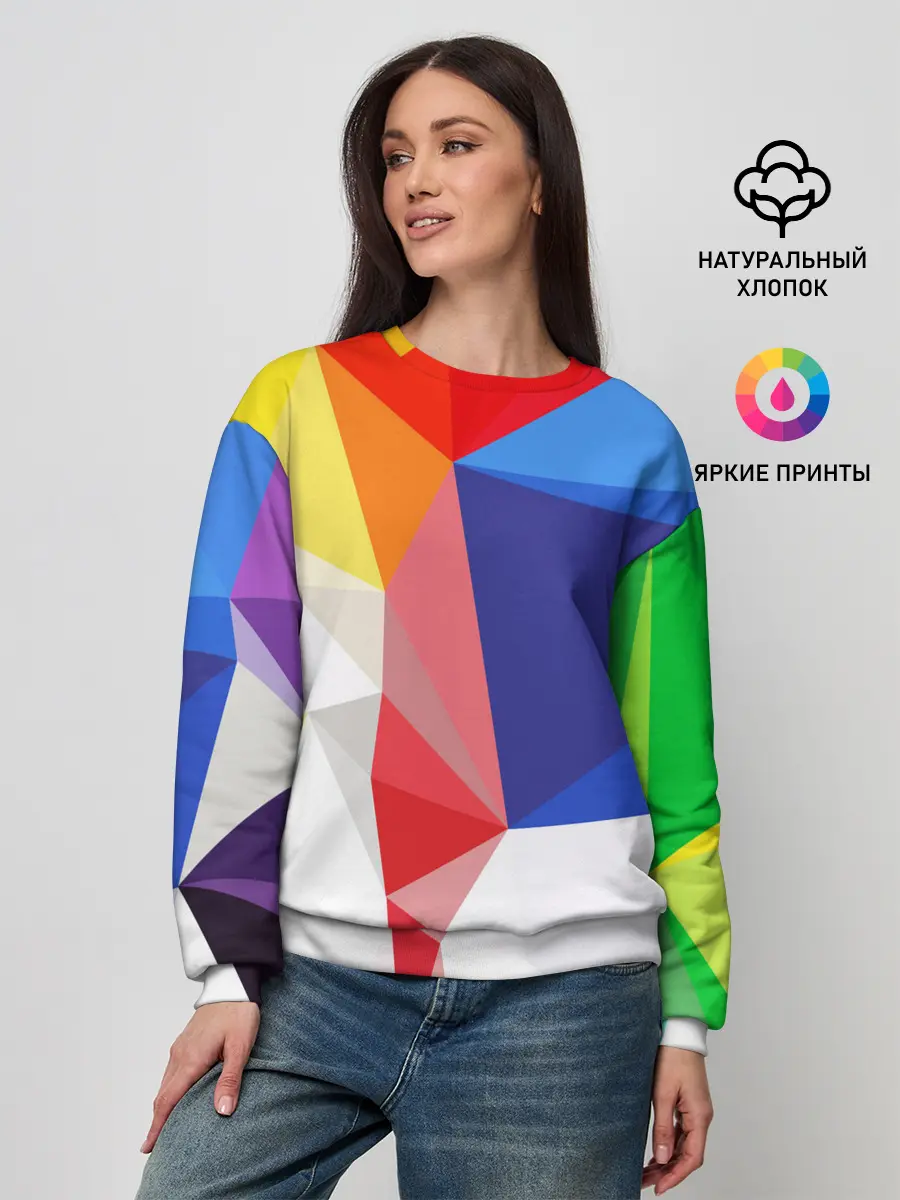 Женский свитшот / BACKGROUND COLOR