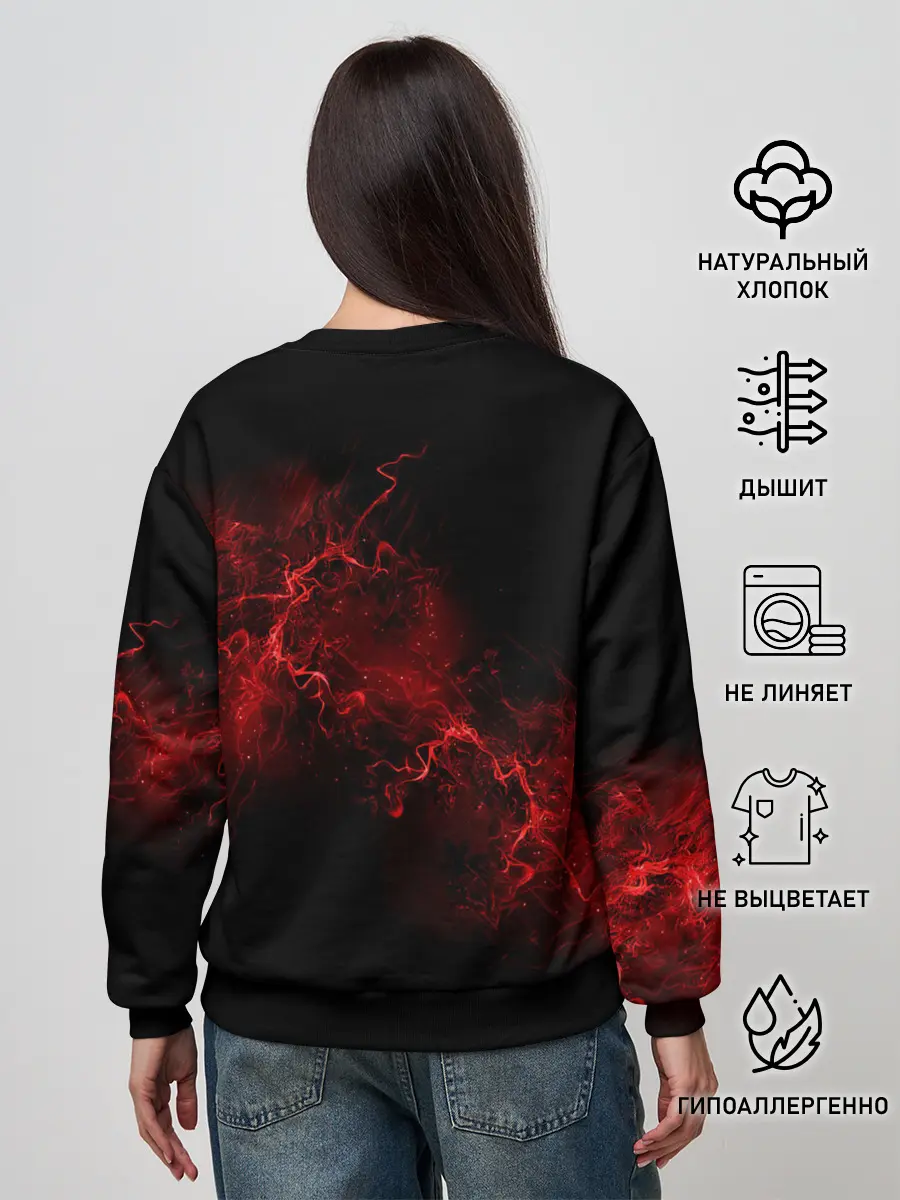 Женский свитшот / Cyberpunk 2077.