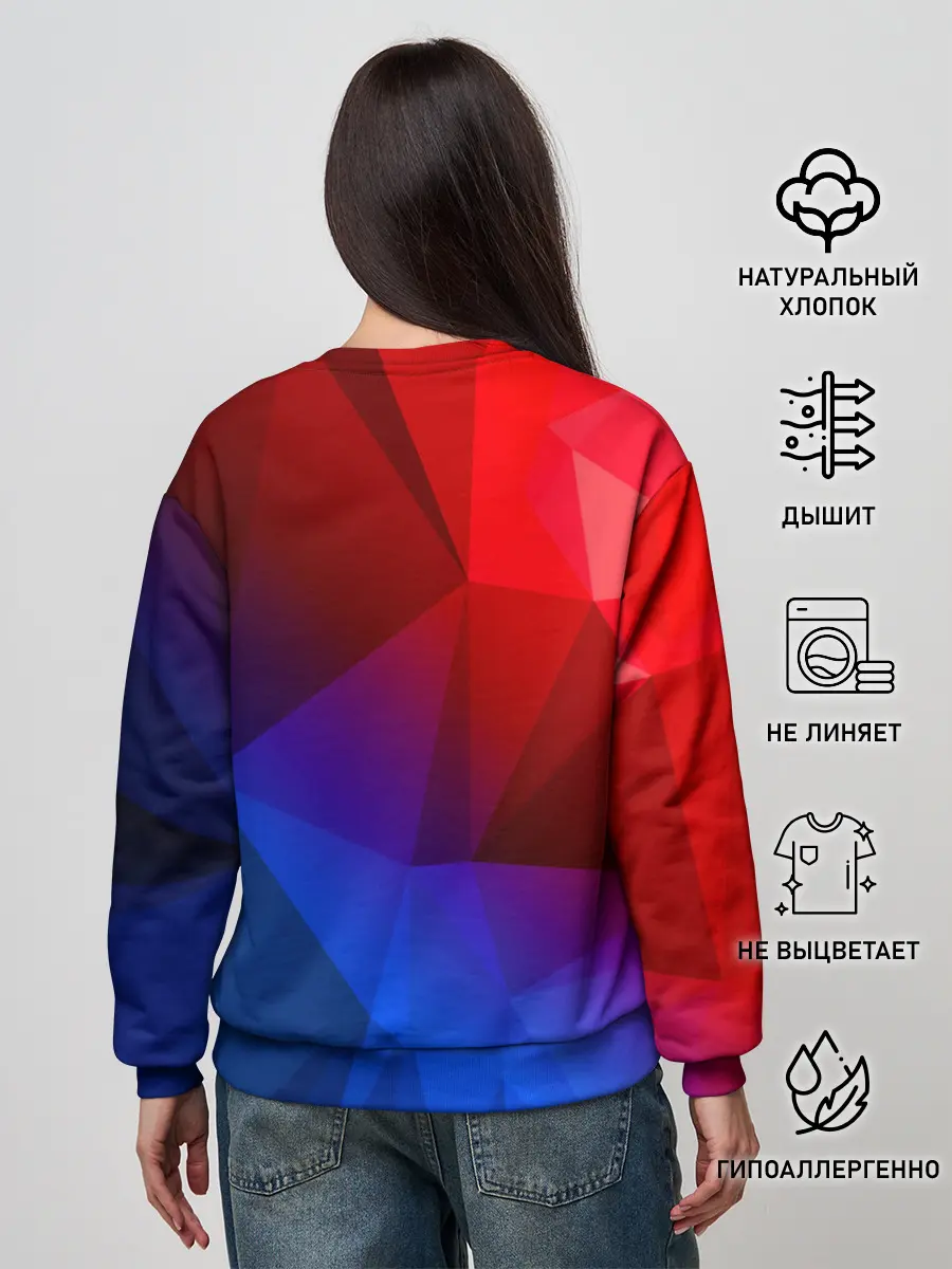 Женский свитшот / RED&BLUE