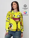 Женский свитшот / ЖЕЛТЫЕ СМАЙЛИКИ