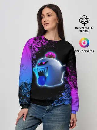 Женский свитшот / Luigis Mansion