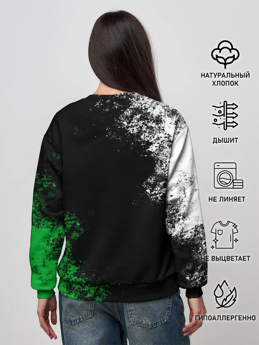 Женский свитшот / Luigis Mansion