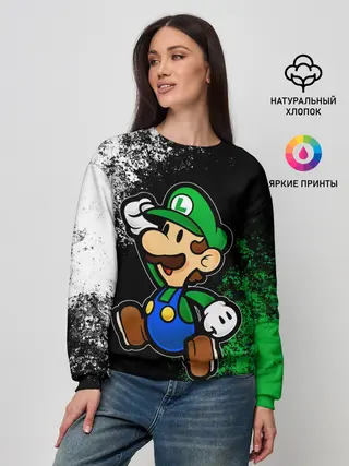 Женский свитшот / Luigis Mansion