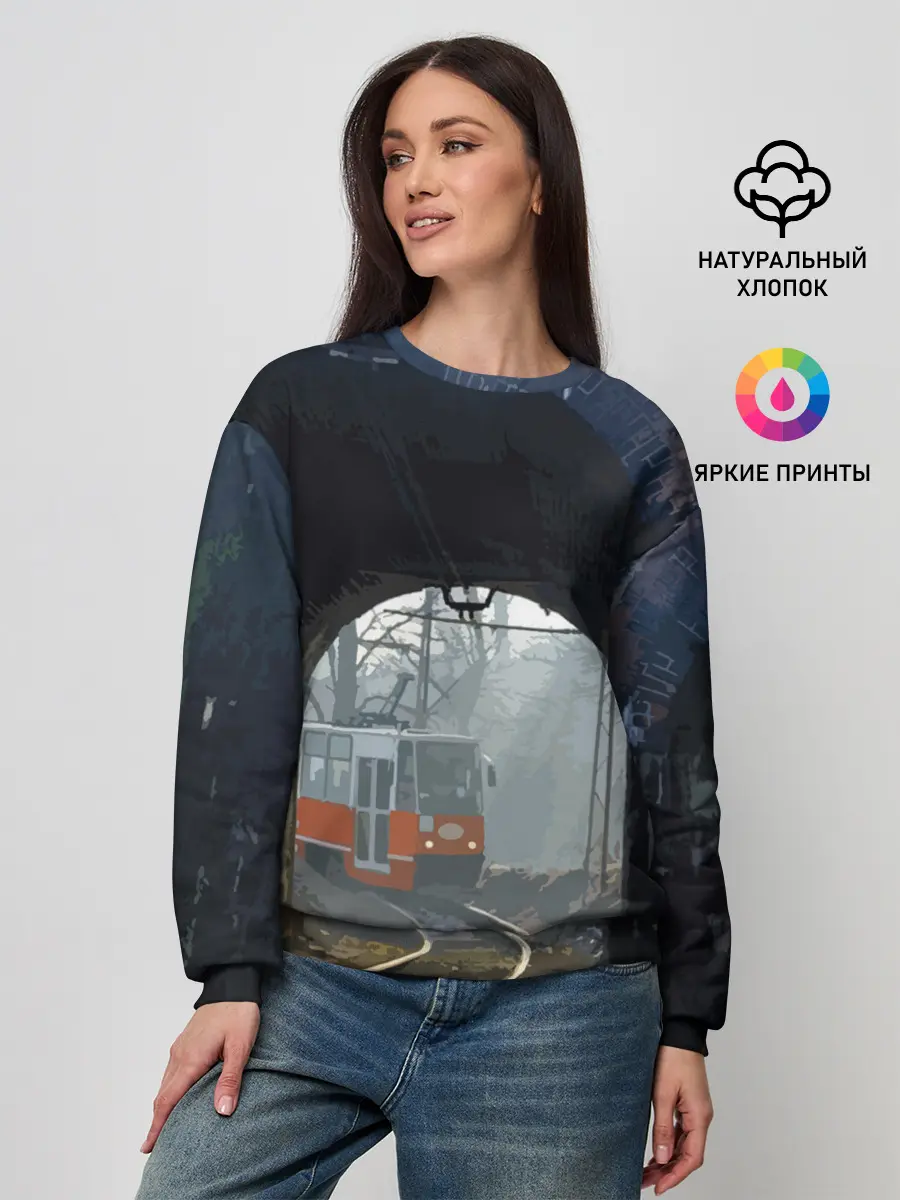 Женский свитшот / Трамвай