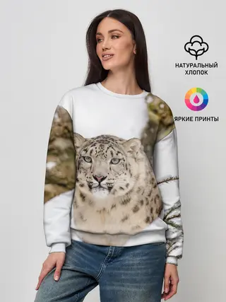 Женский свитшот / Ирбис