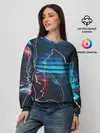 Женский свитшот / Freeze Light digital art