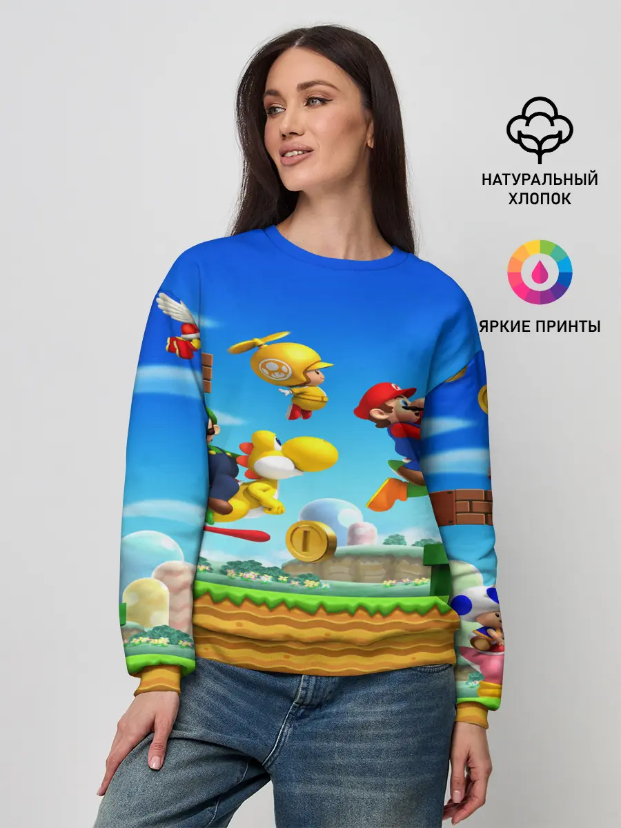 Женский свитшот / Марио