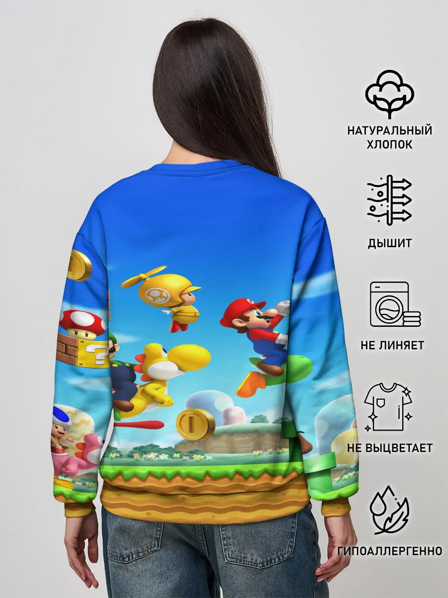 Женский свитшот / Марио