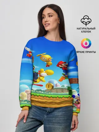 Женский свитшот / Марио