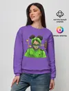 Женский свитшот / Billie Eilish Purple