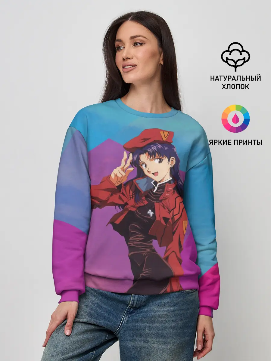 Женский свитшот / Misato Katsuragi