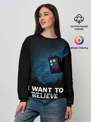 Женский свитшот / Doctor Who