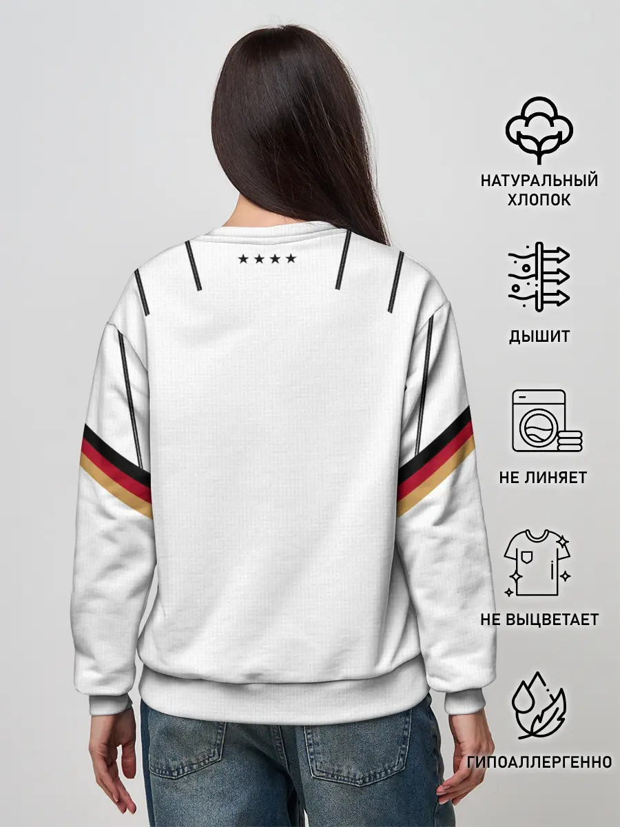 Женский свитшот / Germany home 2020 EURO