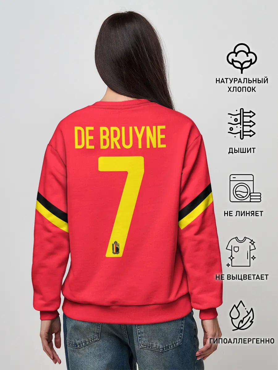 Женский свитшот / De Bruyne home EURO 2020