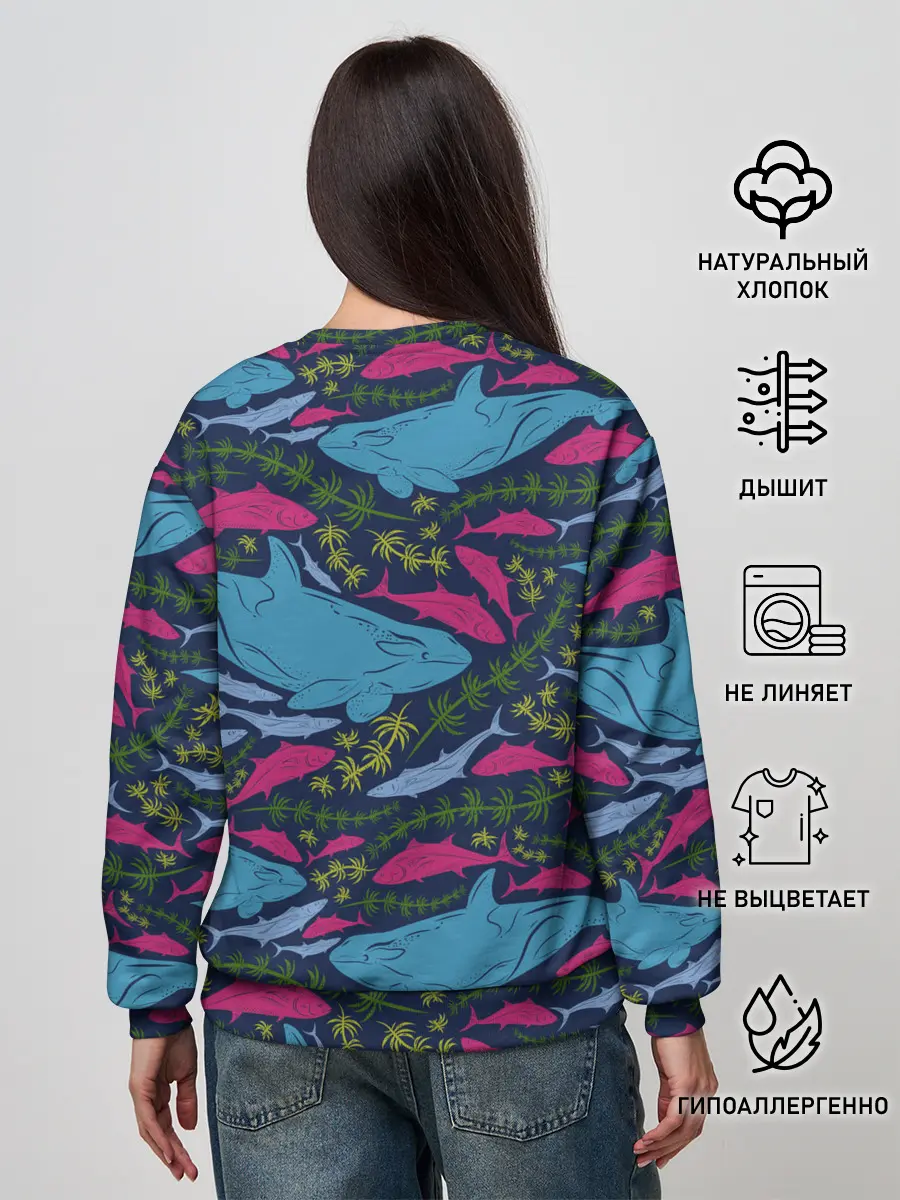 Женский свитшот / Касатки