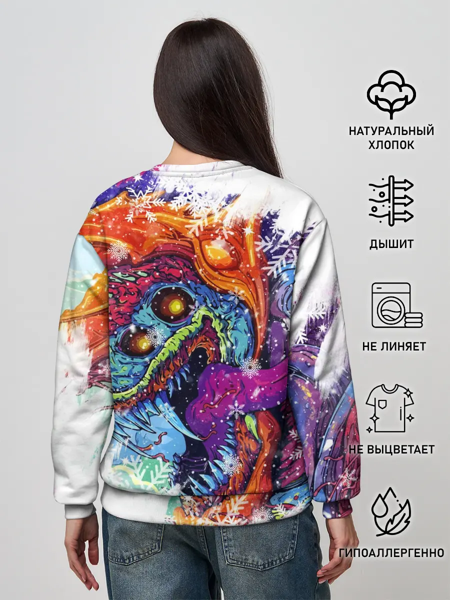 Женский свитшот / Новогодний CS GO