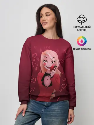 Женский свитшот / Hazbin Hotel