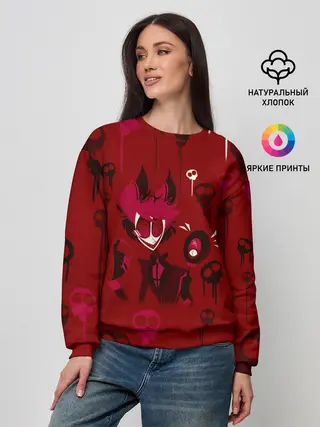 Женский свитшот / Hazbin Hotel