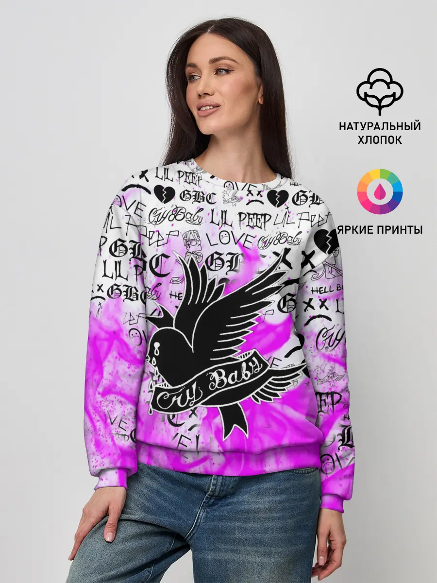 Женский свитшот / CRY BABY LIL PEEP
