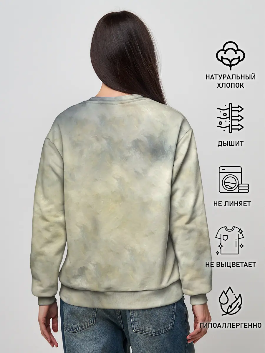 Женский свитшот / Острые козырьки