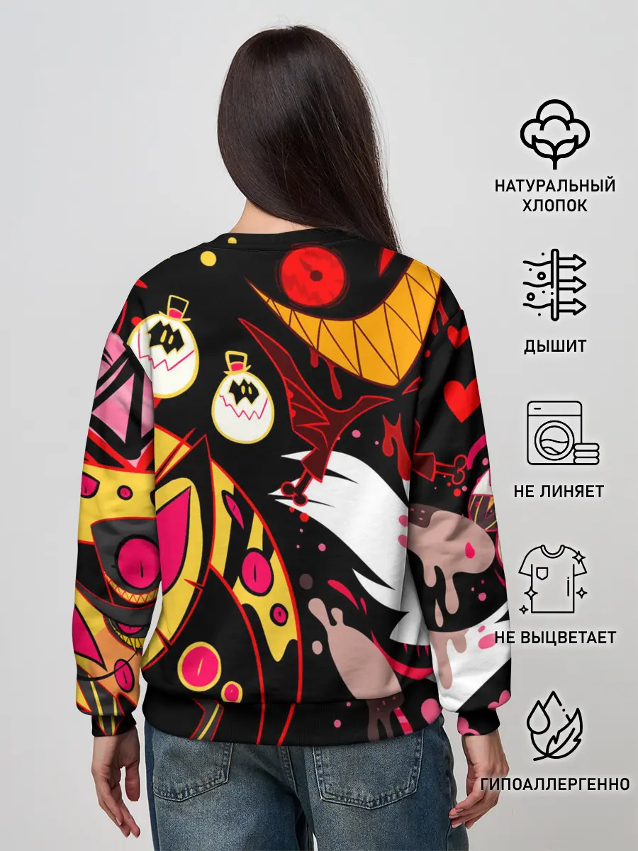 Женский свитшот / Hazbin Hotel