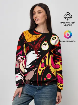 Женский свитшот / Hazbin Hotel