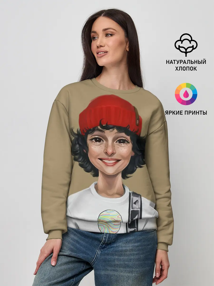 Женский свитшот / finn wolfhard