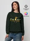Женский свитшот / cs go gold