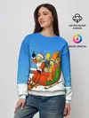 Женский свитшот / Simpsons New Year