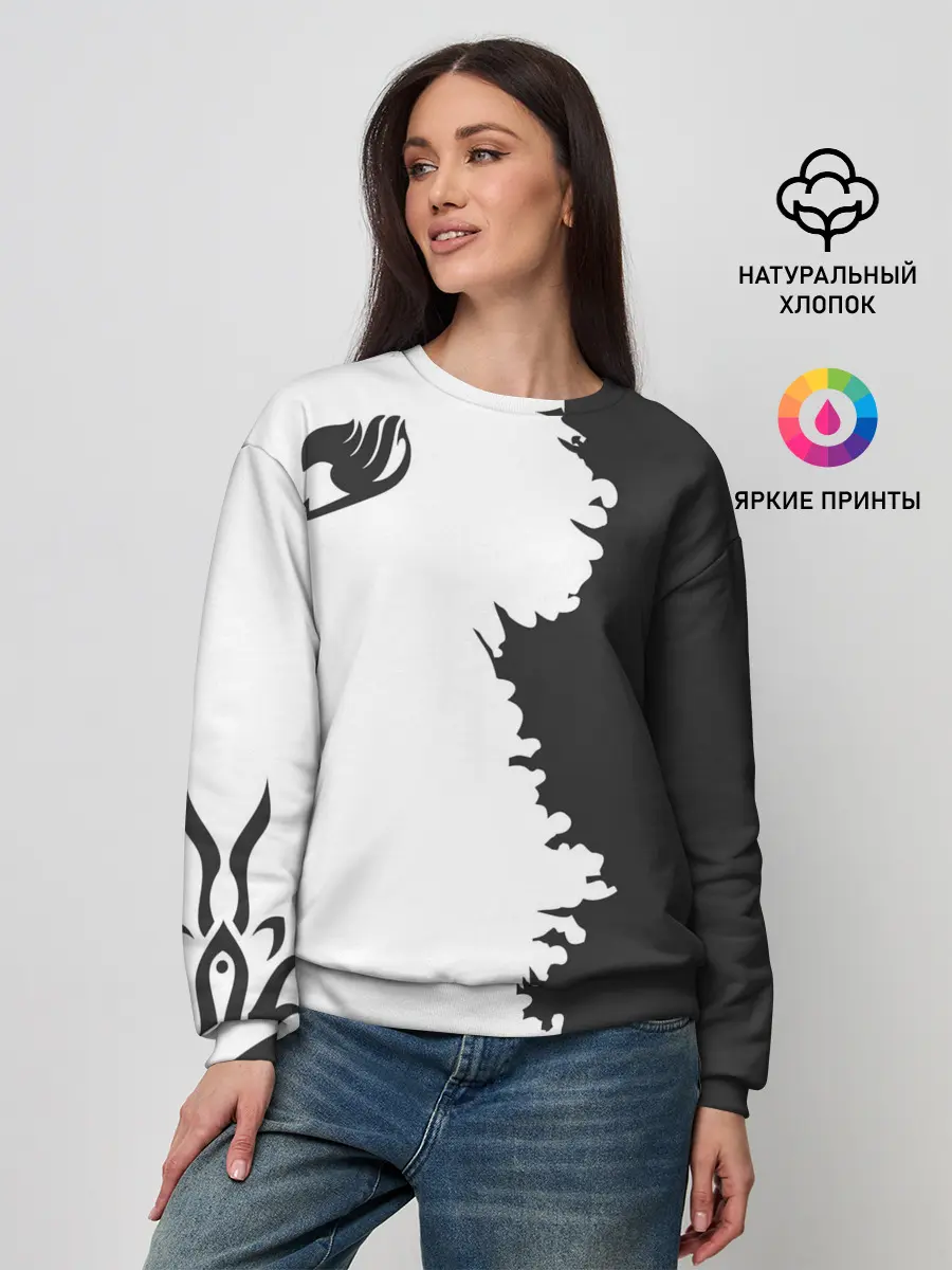 Женский свитшот / абстракция Фейри Тейл