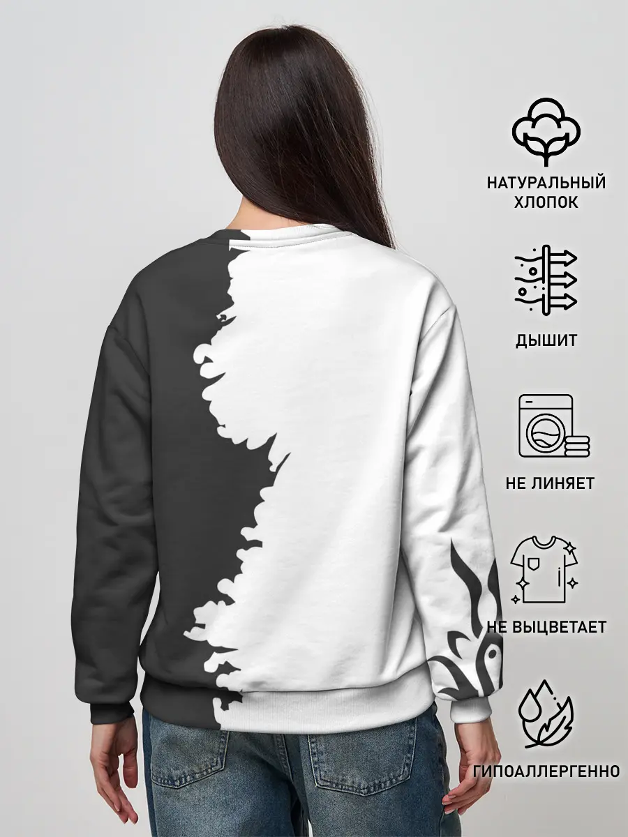 Женский свитшот / абстракция Фейри Тейл