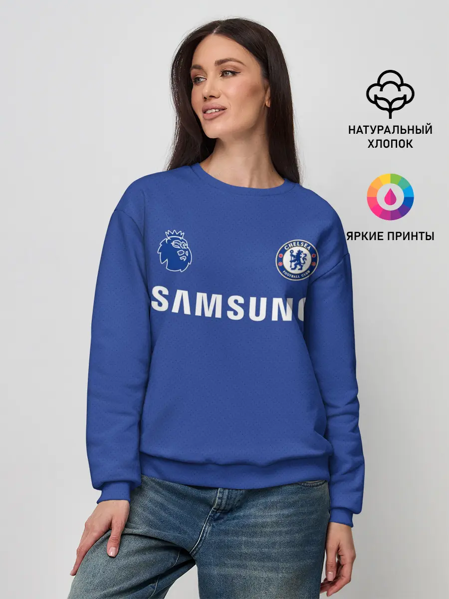 Женский свитшот / Фрэнк Лэмпард Челси Ретро