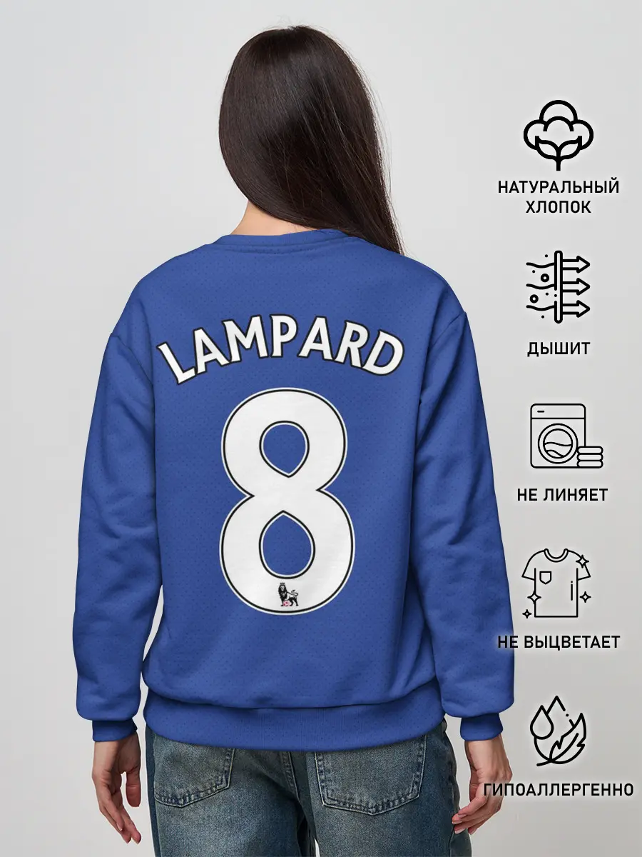 Женский свитшот / Фрэнк Лэмпард Челси Ретро