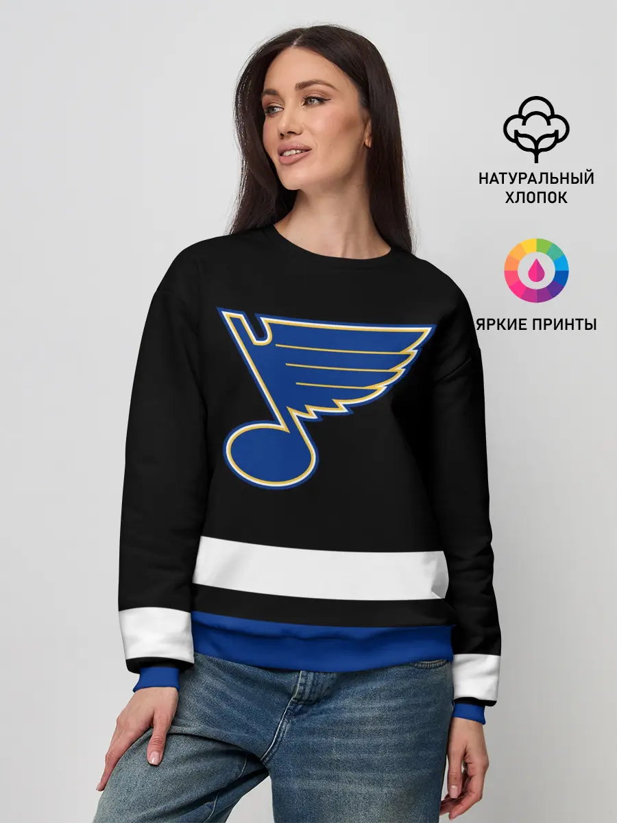 Женский свитшот / Сент-Луис Блюз НХЛ
