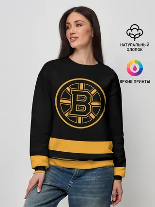 Женский свитшот / Бостон Брюинз НХЛ